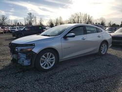 Salvage cars for sale at Portland, OR auction: 2016 Chevrolet Malibu LT