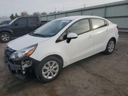 Salvage cars for sale at Pennsburg, PA auction: 2016 KIA Rio LX