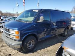 Salvage trucks for sale at East Granby, CT auction: 2000 Chevrolet Express G1500