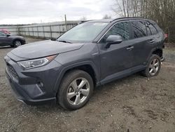 Salvage cars for sale at Arlington, WA auction: 2021 Toyota Rav4 Limited