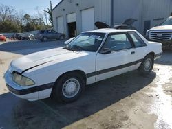 Salvage cars for sale at Savannah, GA auction: 1991 Ford Mustang LX