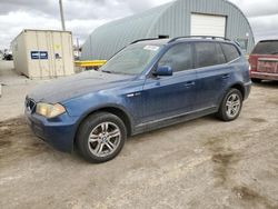 Salvage cars for sale at Wichita, KS auction: 2006 BMW X3 3.0I