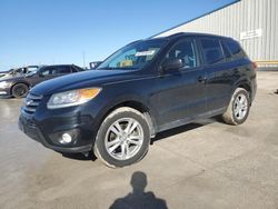 Salvage cars for sale at Haslet, TX auction: 2012 Hyundai Santa FE SE