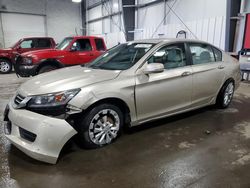 Salvage cars for sale at Ham Lake, MN auction: 2015 Honda Accord EXL