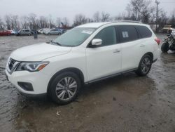 Nissan Pathfinder s salvage cars for sale: 2018 Nissan Pathfinder S