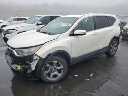 Salvage cars for sale at Exeter, RI auction: 2017 Honda CR-V EXL