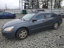 Salvage cars for sale at Windsor, NJ auction: 2006 Honda Accord SE