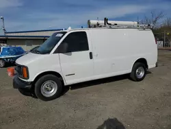 Salvage trucks for sale at Sacramento, CA auction: 2001 Chevrolet Express G2500