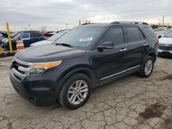 Salvage cars for sale at Indianapolis, IN auction: 2014 Ford Explorer XLT