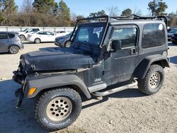 Salvage cars for sale at Hampton, VA auction: 2004 Jeep Wrangler / TJ Sport