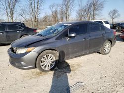 Salvage cars for sale at Cicero, IN auction: 2012 Honda Civic EX