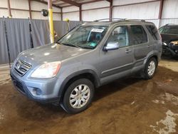 Salvage cars for sale at Pennsburg, PA auction: 2006 Honda CR-V SE