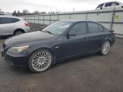 Vehiculos salvage en venta de Copart Pennsburg, PA: 2005 BMW 545 I