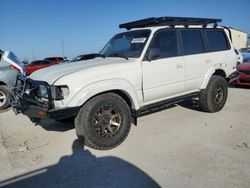 Salvage cars for sale at Haslet, TX auction: 1995 Toyota Land Cruiser DJ81