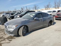 Salvage cars for sale at Bridgeton, MO auction: 2016 Infiniti Q50 Premium