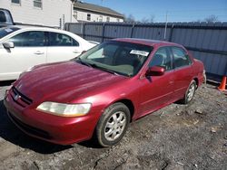 2002 Honda Accord EX en venta en York Haven, PA