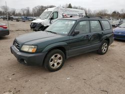 Salvage cars for sale at Chalfont, PA auction: 2004 Subaru Forester 2.5X