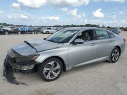 Salvage cars for sale at West Palm Beach, FL auction: 2018 Honda Accord EXL