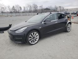 Salvage cars for sale at Spartanburg, SC auction: 2018 Tesla Model 3