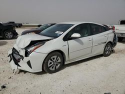 Salvage cars for sale at Temple, TX auction: 2017 Toyota Prius