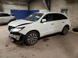 Acura Vehiculos salvage en venta: 2016 Acura MDX Technology