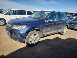 Salvage cars for sale at Brighton, CO auction: 2012 Volkswagen Touareg V6 TDI