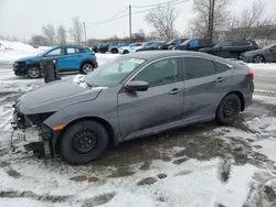 Salvage cars for sale at Montreal Est, QC auction: 2016 Honda Civic LX