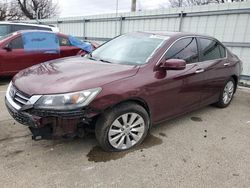 Salvage cars for sale at Moraine, OH auction: 2013 Honda Accord EXL