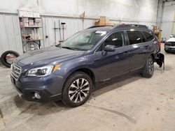 Salvage cars for sale at Milwaukee, WI auction: 2017 Subaru Outback 2.5I Limited