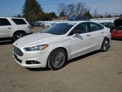 Salvage cars for sale at Finksburg, MD auction: 2016 Ford Fusion Titanium