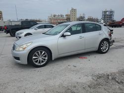 Salvage cars for sale at New Orleans, LA auction: 2008 Infiniti G35