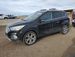 Salvage cars for sale at Brighton, CO auction: 2017 Ford Escape Titanium