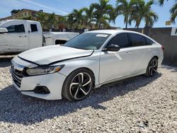 Salvage cars for sale at Opa Locka, FL auction: 2022 Honda Accord Sport