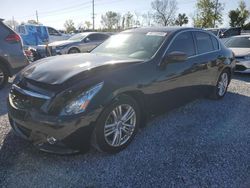 Salvage cars for sale at Riverview, FL auction: 2013 Infiniti G37 Base