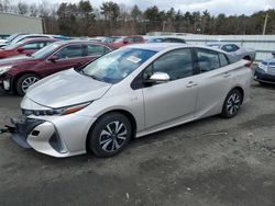 Salvage cars for sale at Exeter, RI auction: 2018 Toyota Prius Prime