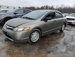 Salvage cars for sale at Cookstown, ON auction: 2008 Honda Civic DX-G