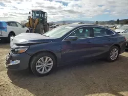 Salvage cars for sale at San Martin, CA auction: 2020 Chevrolet Malibu LT