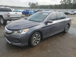 Salvage cars for sale at Harleyville, SC auction: 2016 Honda Accord EXL