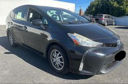 Salvage cars for sale at Rancho Cucamonga, CA auction: 2015 Toyota Prius V