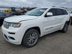 Salvage cars for sale at Pennsburg, PA auction: 2018 Jeep Grand Cherokee Summit