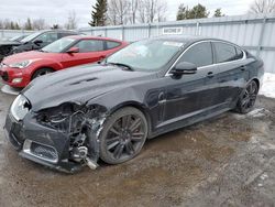 Salvage cars for sale at Bowmanville, ON auction: 2010 Jaguar XF R