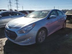 Salvage cars for sale at Elgin, IL auction: 2013 Hyundai Sonata Hybrid