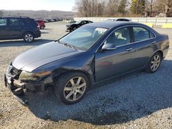 Salvage cars for sale at Concord, NC auction: 2005 Acura TSX