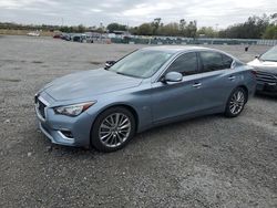 Salvage cars for sale at Riverview, FL auction: 2018 Infiniti Q50 Luxe