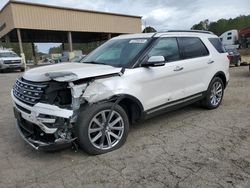 Salvage cars for sale at Gaston, SC auction: 2017 Ford Explorer Limited