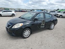 Salvage cars for sale at Houston, TX auction: 2012 Nissan Versa S