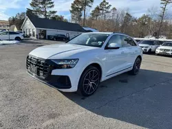 Salvage cars for sale at North Billerica, MA auction: 2019 Audi Q8 Prestige S-Line