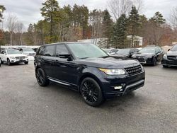 Salvage cars for sale at North Billerica, MA auction: 2014 Land Rover Range Rover Sport Autobiography