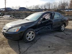 Salvage cars for sale at Marlboro, NY auction: 2007 Honda Accord EX