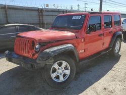 Jeep Wrangler Unlimited Sport salvage cars for sale: 2020 Jeep Wrangler Unlimited Sport